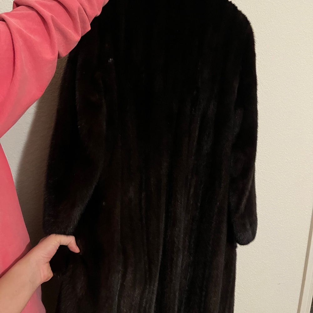 Fur coat long